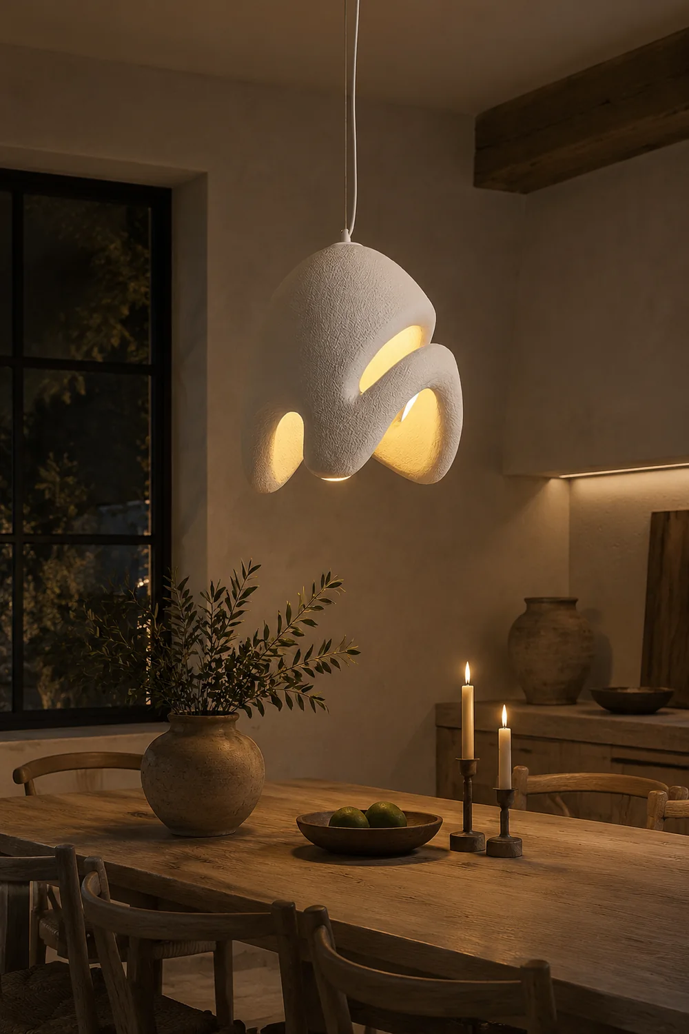 Wabi Sabi Resin Pendant Lamp - Lumpaz