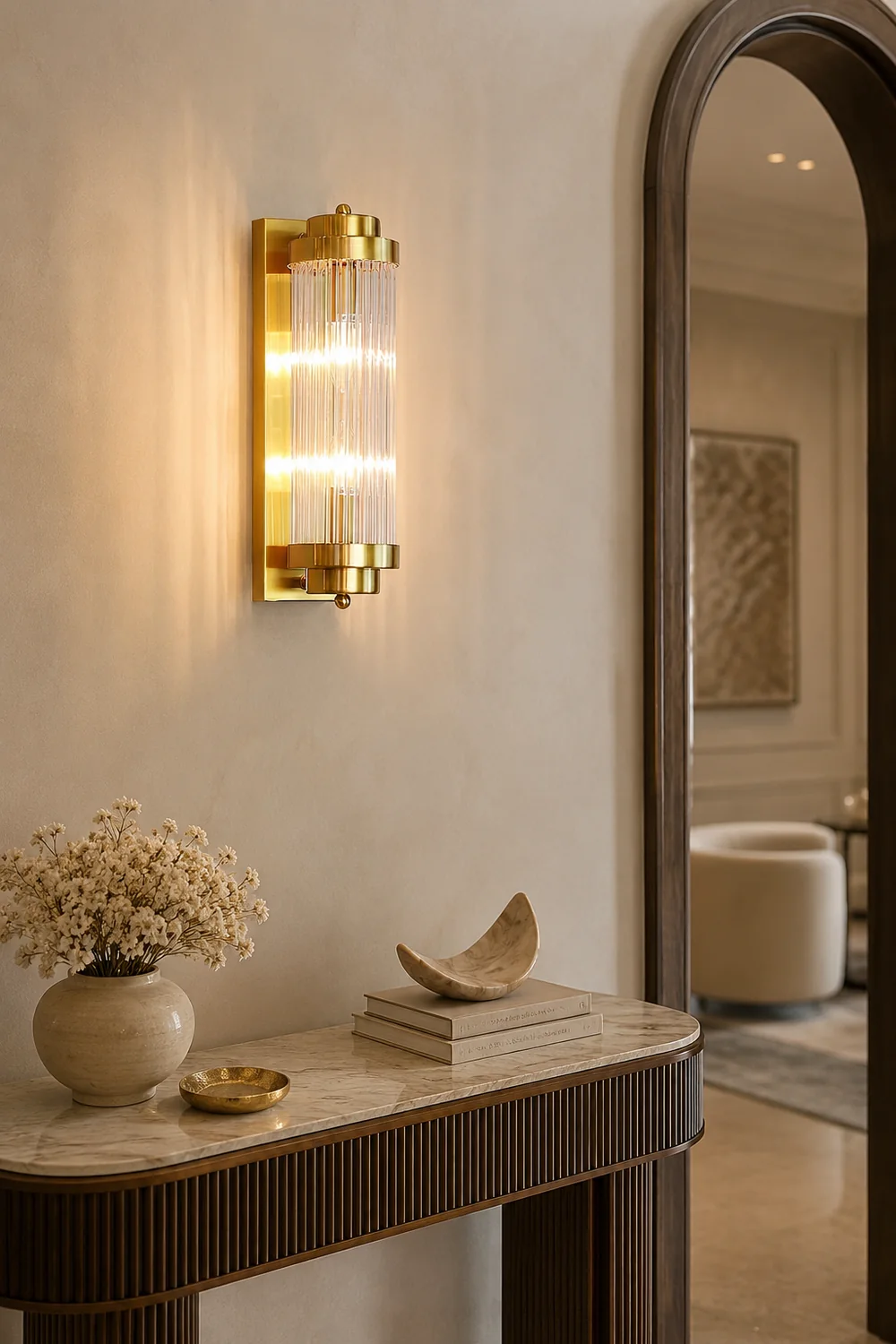 Pillar Offset Wall Lamp - Lumpaz