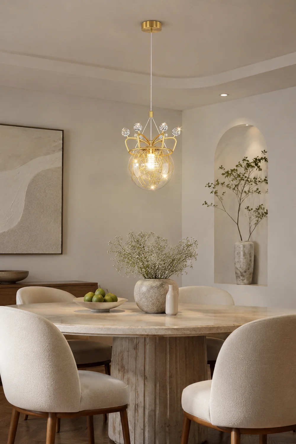 Gypsophila Crown Pendant Lamp - Lumpaz