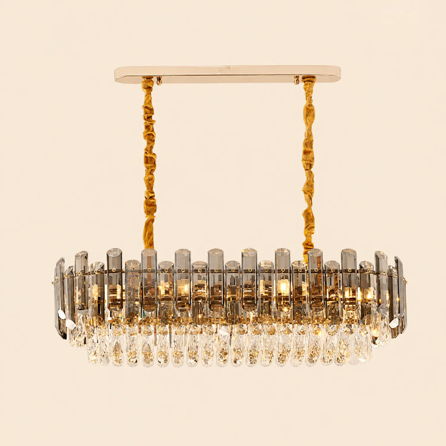 Modern Crystal Tier Chandelier - Lumpaz