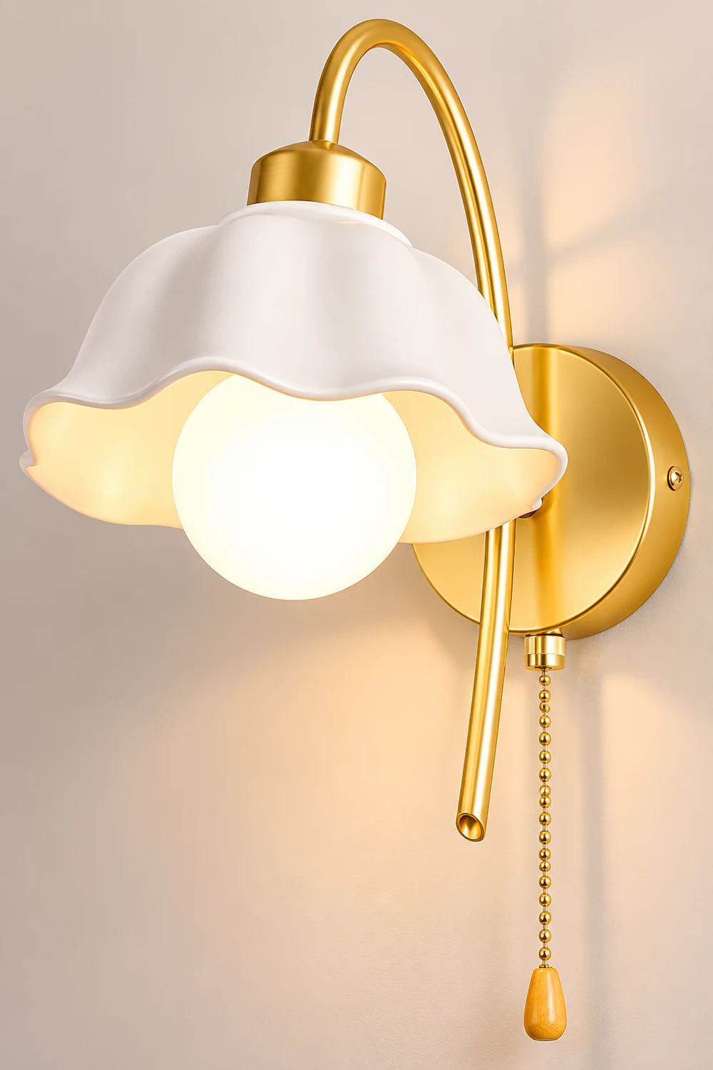 Flower Ceramic Wall Lamp - Lumpaz