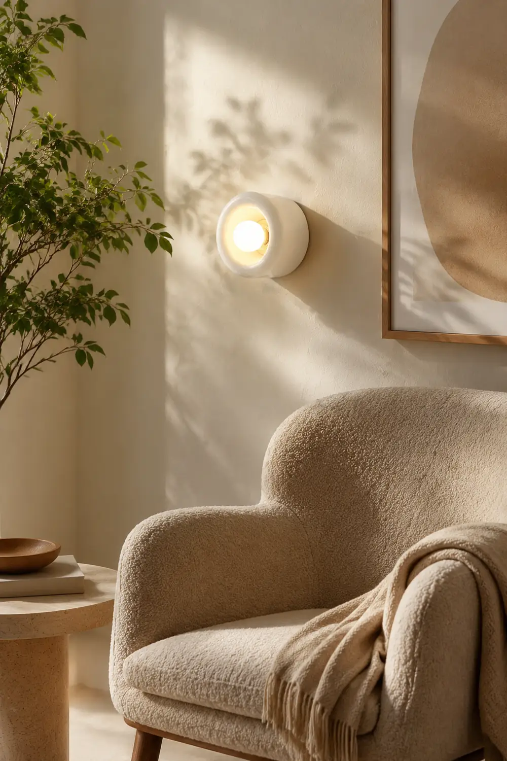 Round Glass Wall Lamp - Lumpaz