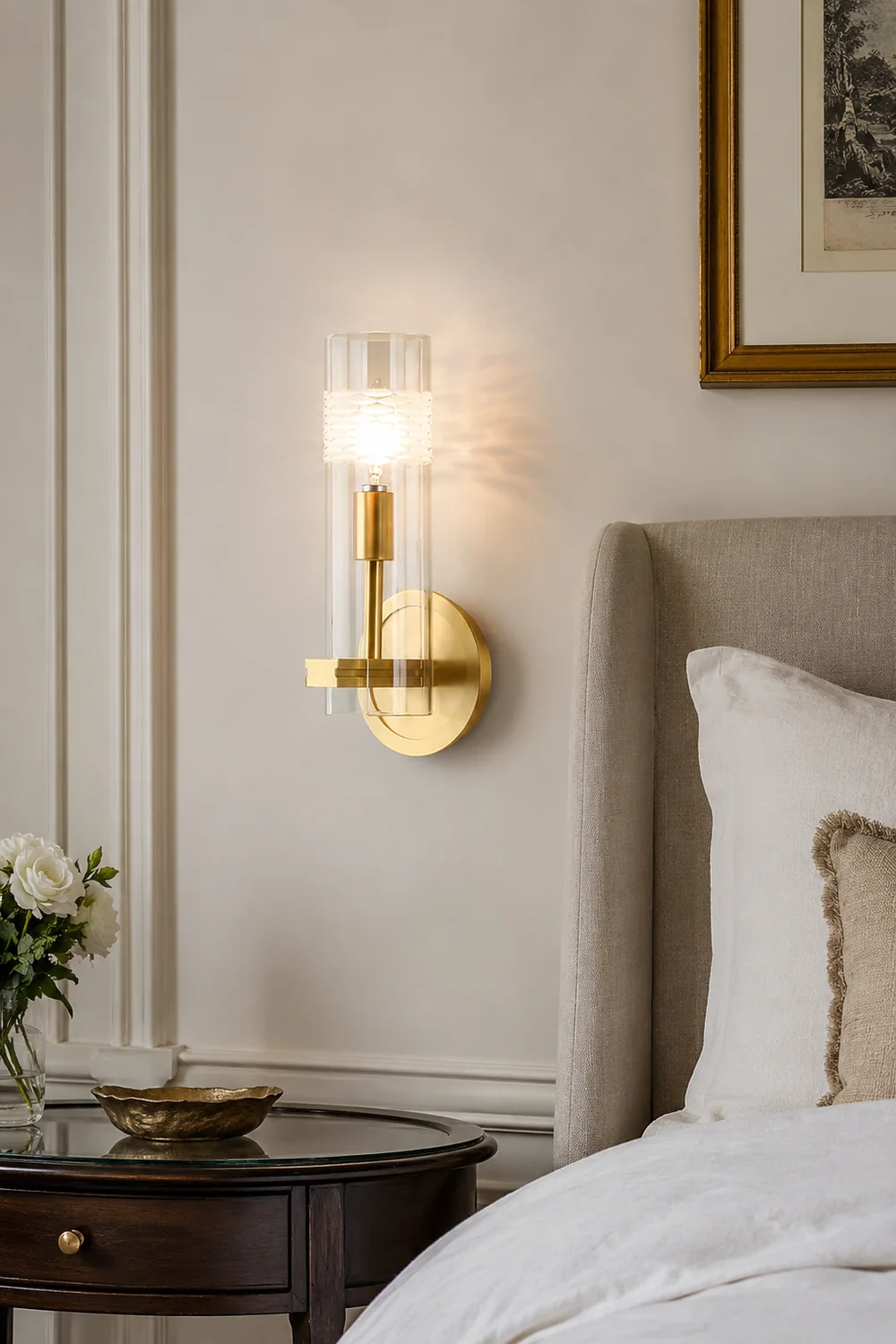 Glass Candlestick Wall Lamp - Lumpaz
