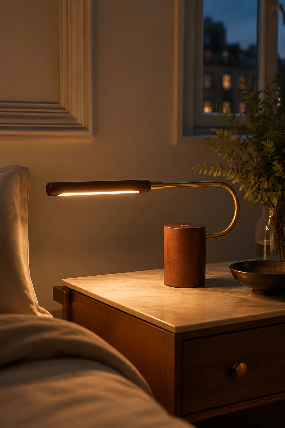 Banker Slim Table Lamp - Lumpaz