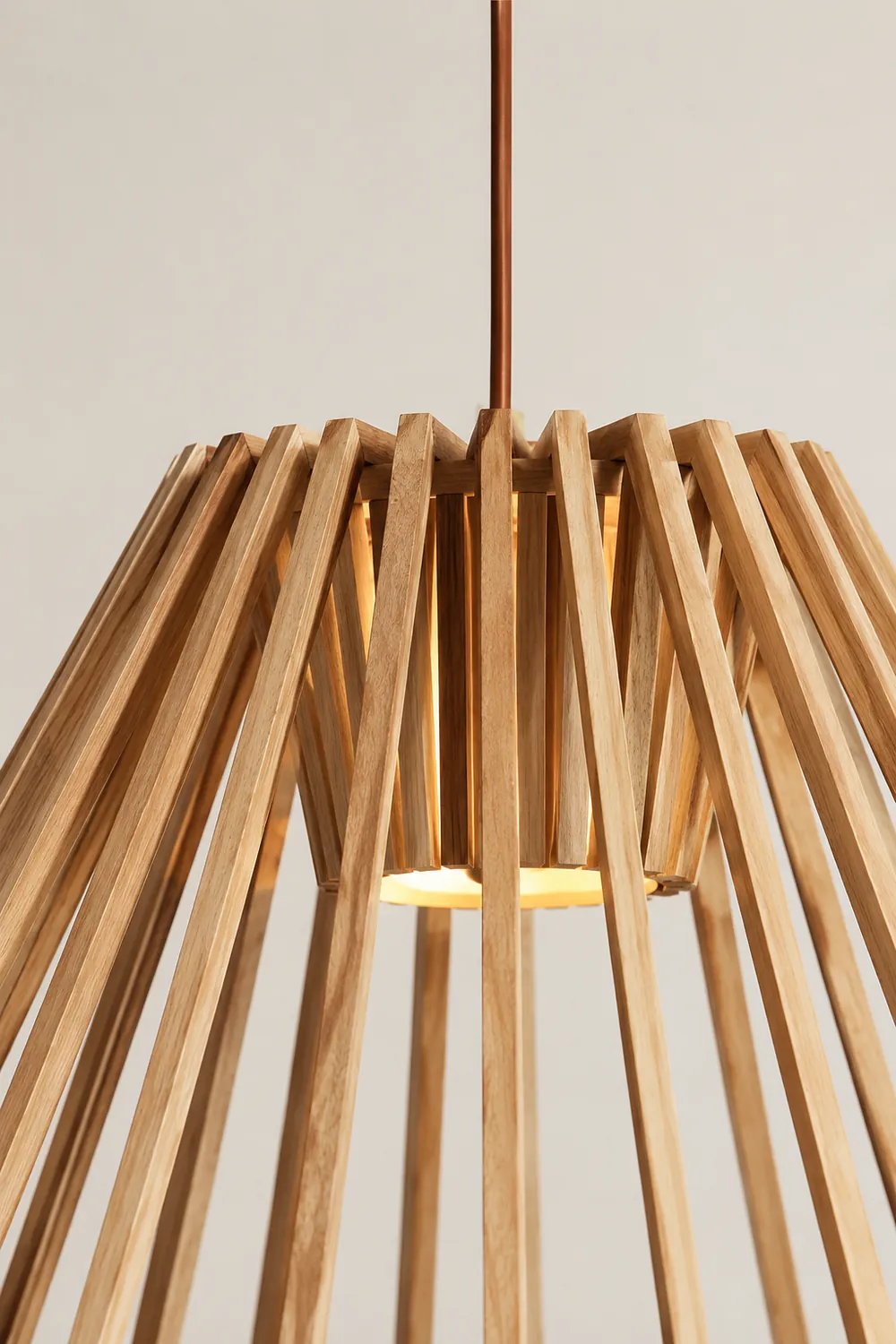 Wood Cage Pendant Lamp - Lumpaz