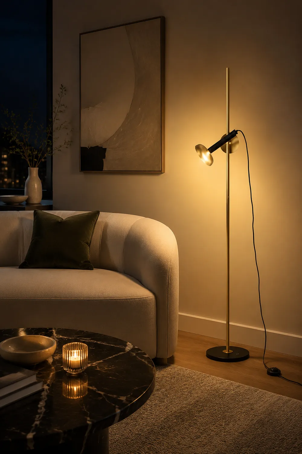 Marquina Floor Lamp - Lumpaz