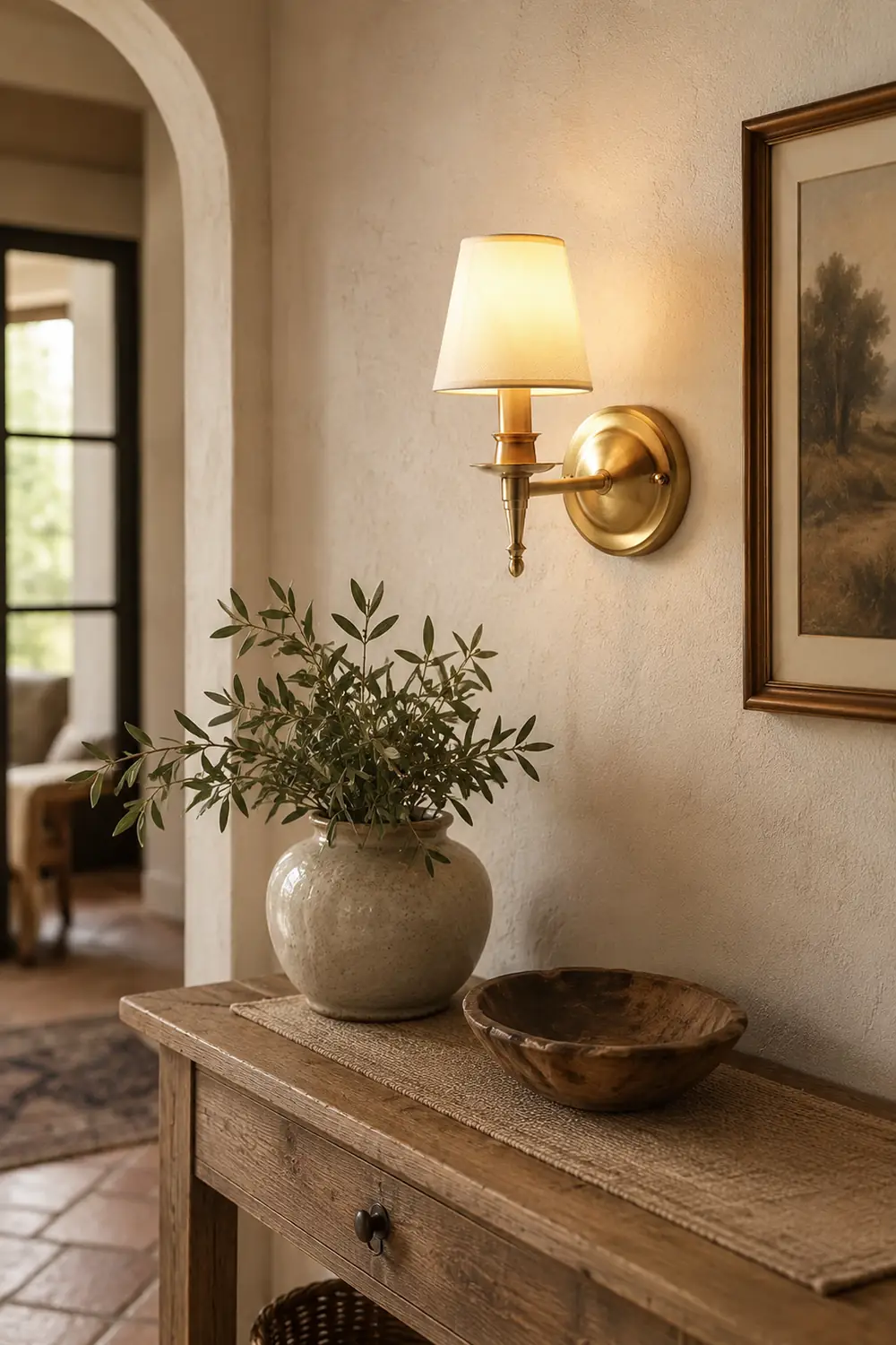 Antique Brass Wall Lamp - Lumpaz