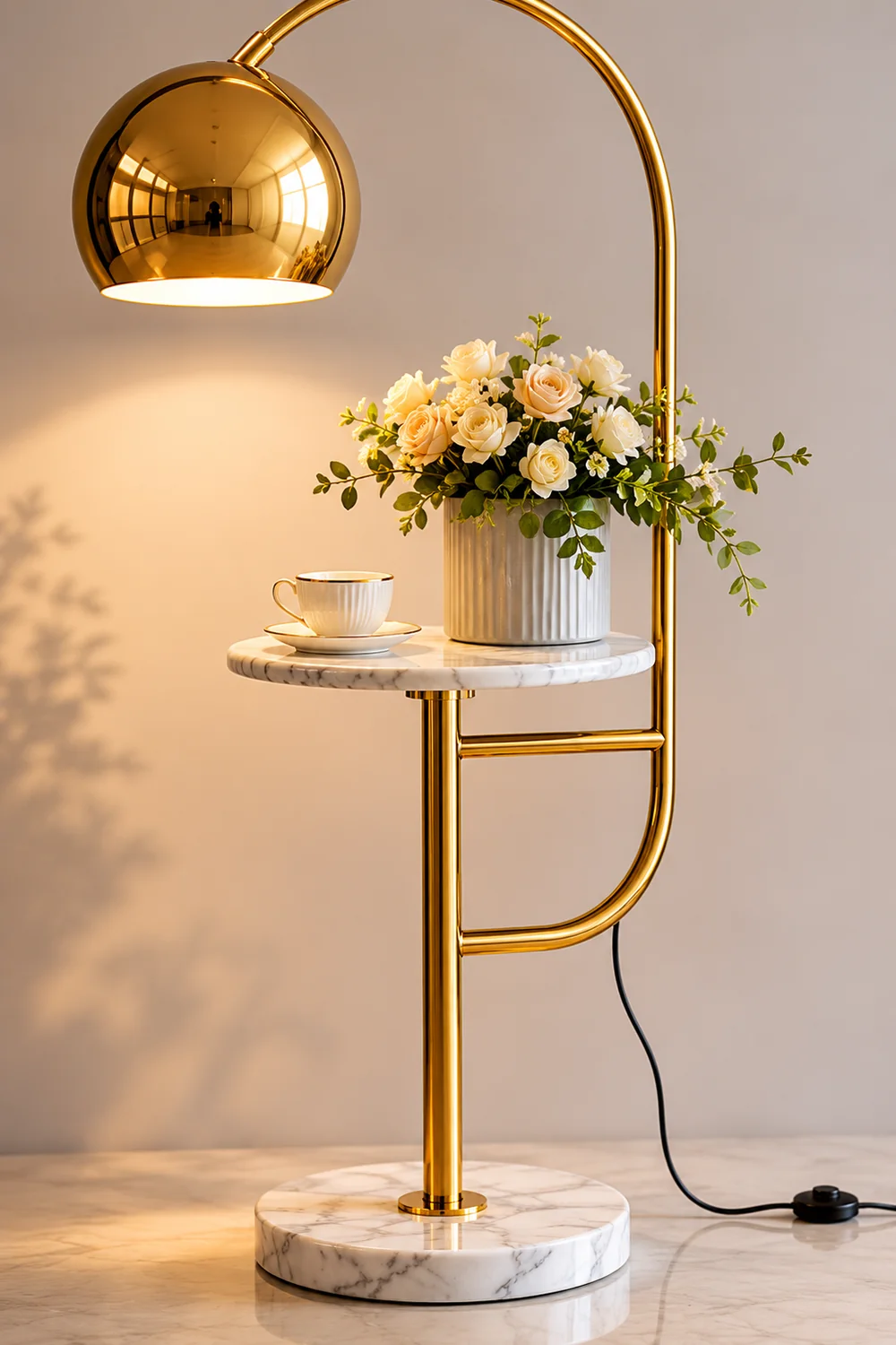 Arc Drawer Floor Lamp - Lumpaz