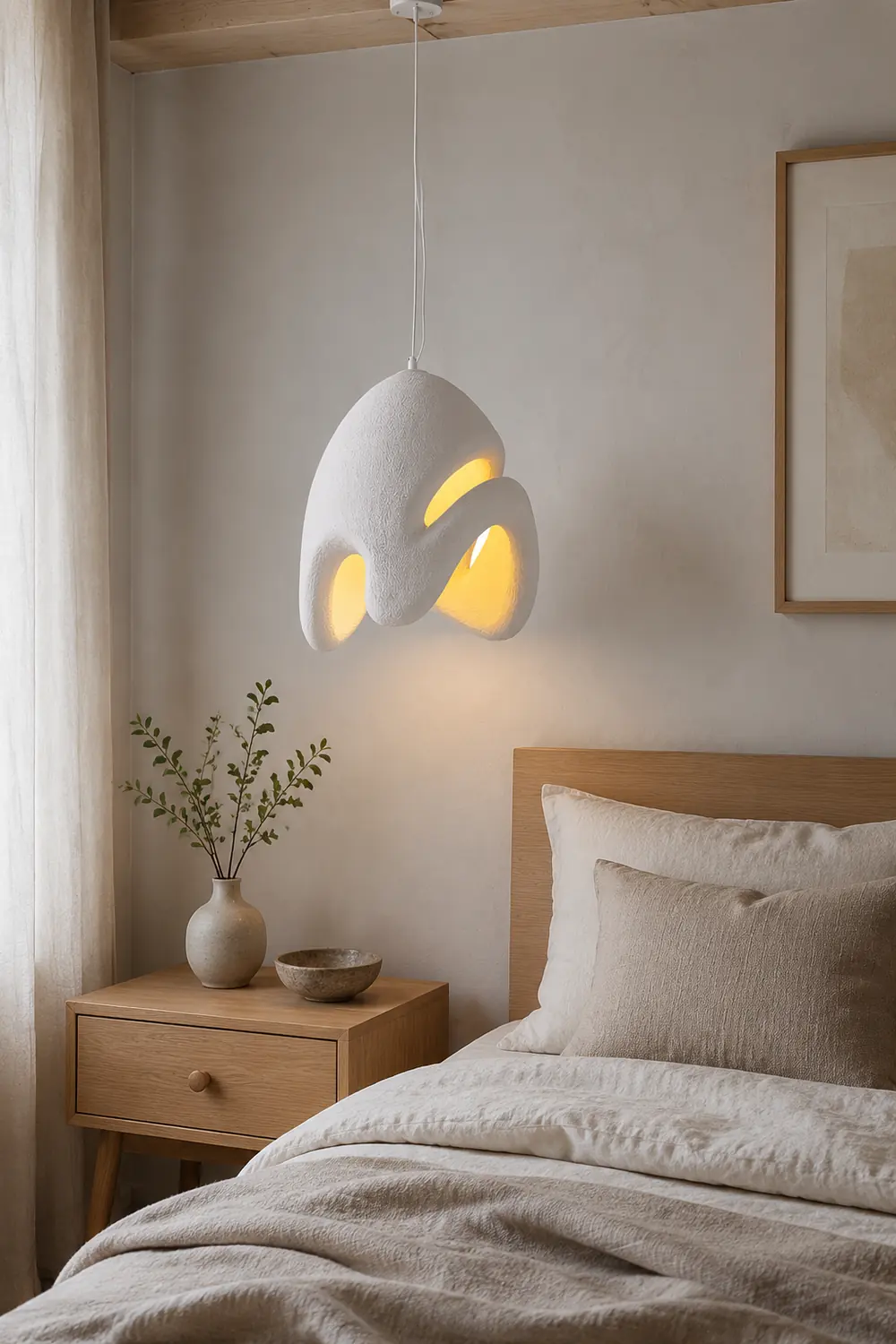 Wabi Sabi Resin Pendant Lamp - Lumpaz