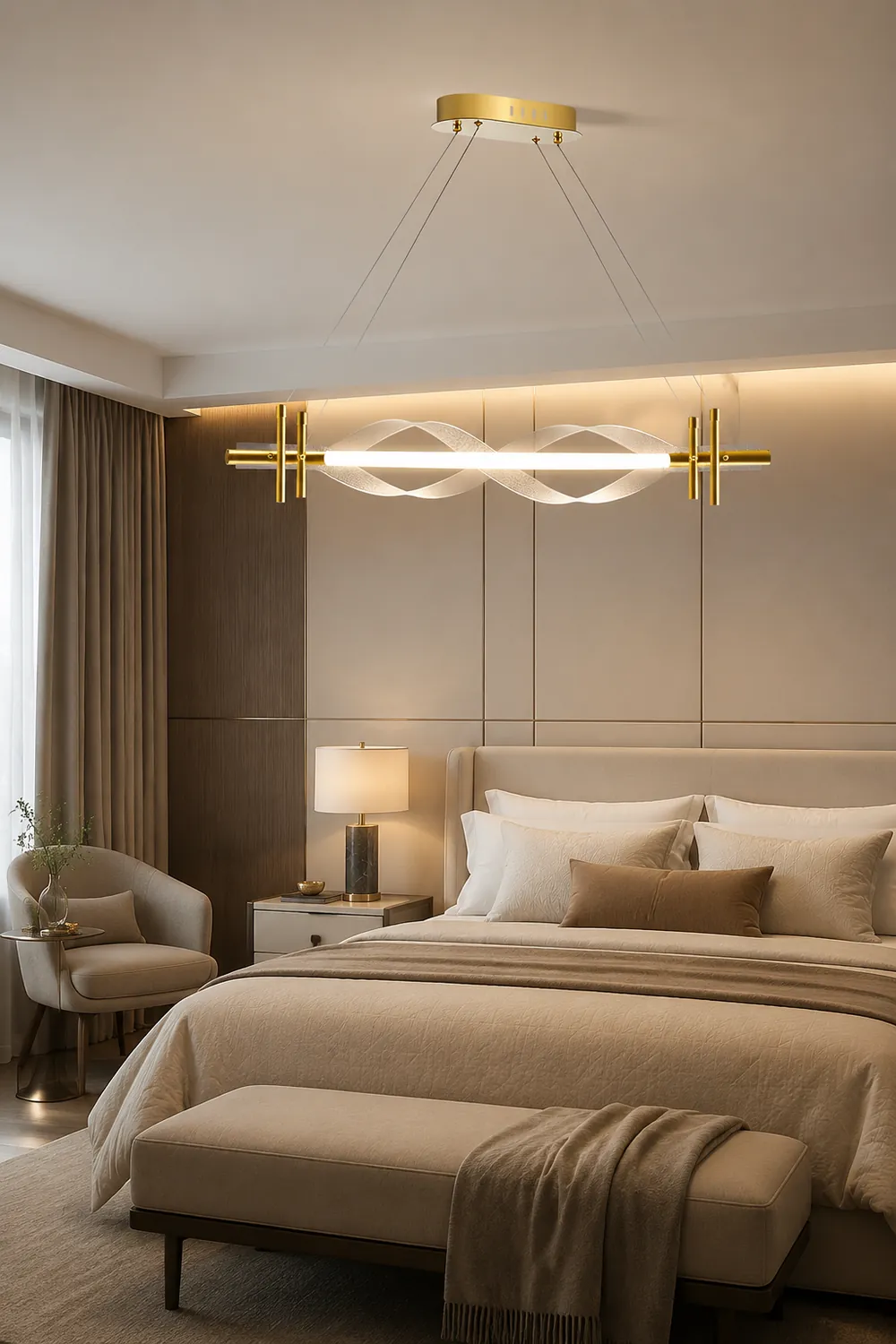 Morae Acrylic Chandelier - Lumpaz