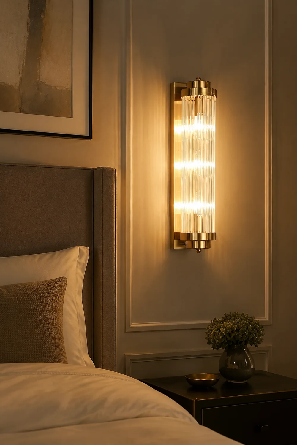 Pillar Offset Wall Lamp - Lumpaz