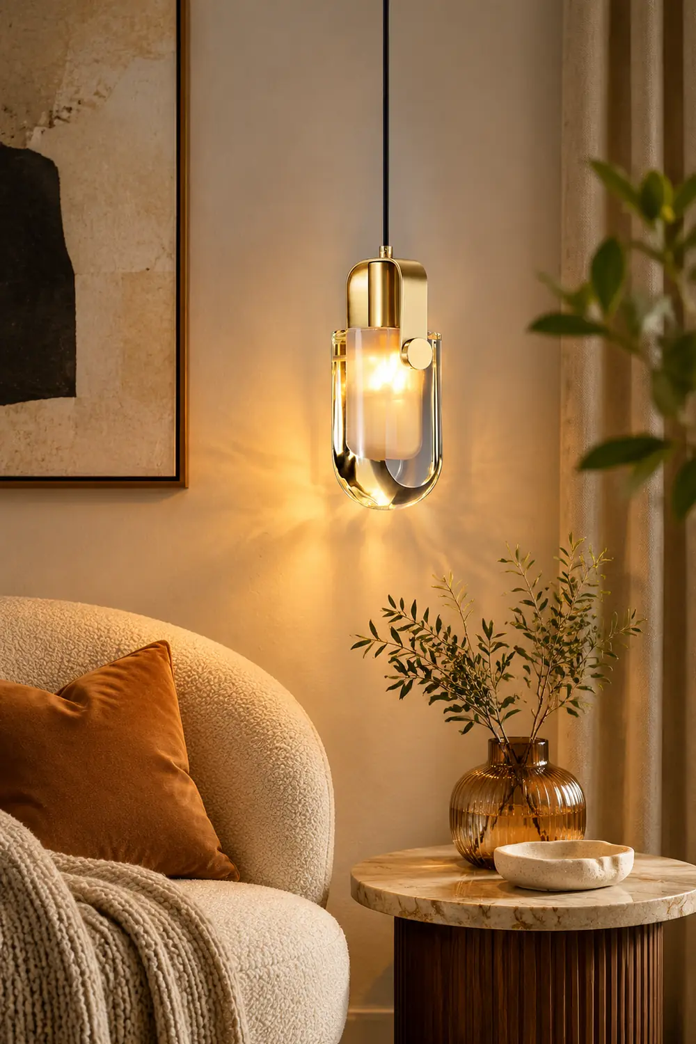 Droplet Crystal Pendant Lamp - Lumpaz
