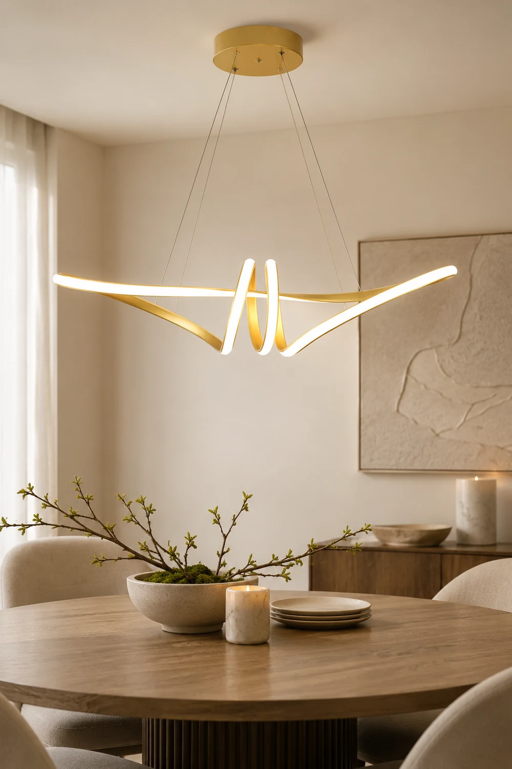 Ribbon Chandelier - Lumpaz