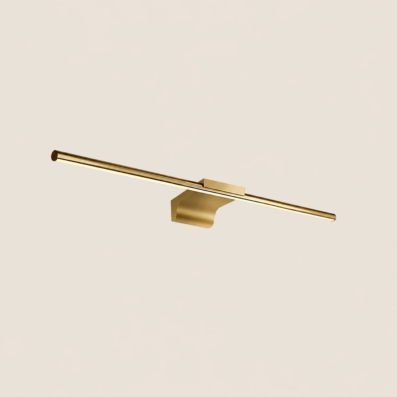 Metallic Streamlined Wall Lamp - Lumpaz