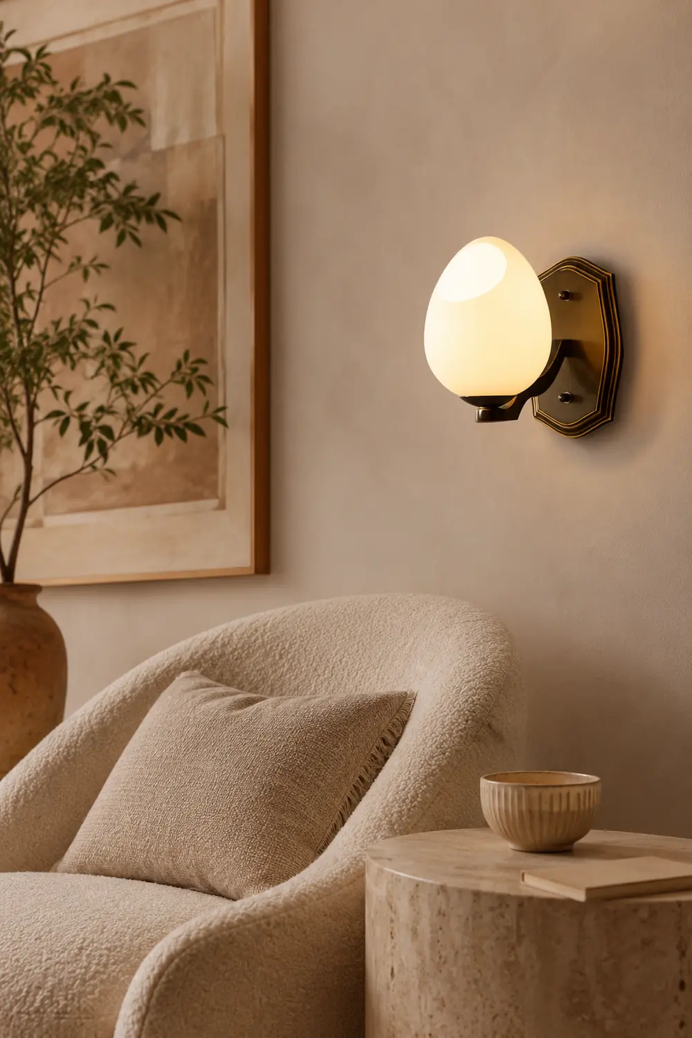 Egg Like Wall Lamp - Lumpaz
