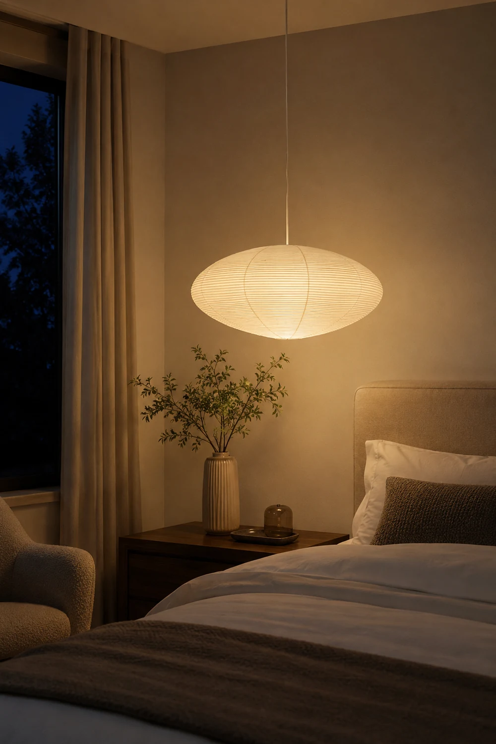 Rice Paper 15A Pendant Light - Lumpaz