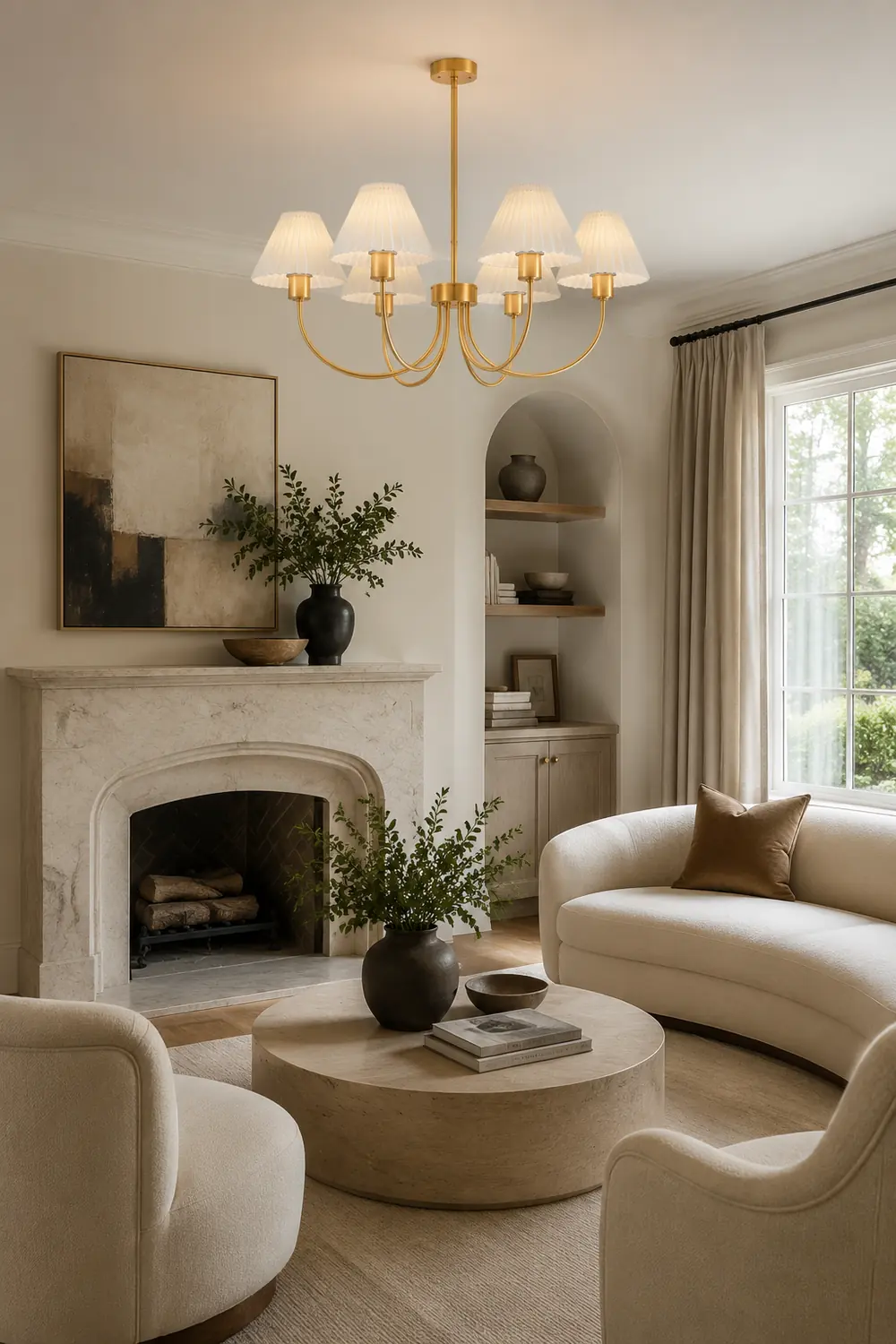 Shaded Chandelier - Lumpaz