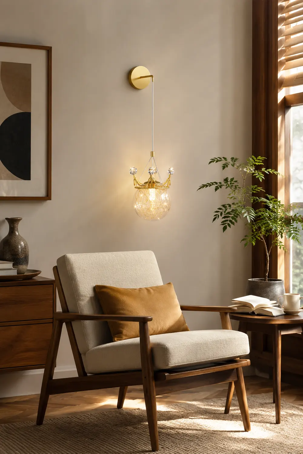 Gypsophila Crown Wall Lamp - Lumpaz