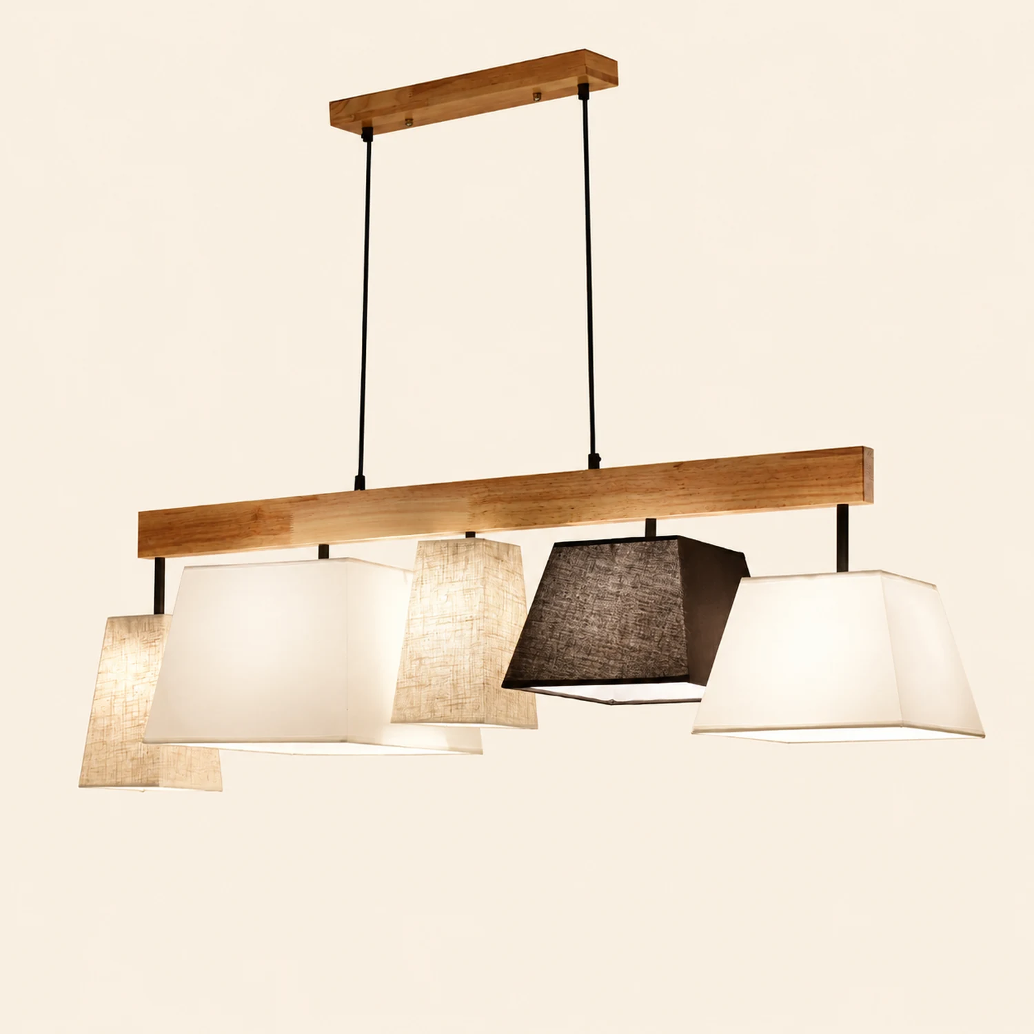 Lindby Wooden Chandelier - Lumpaz