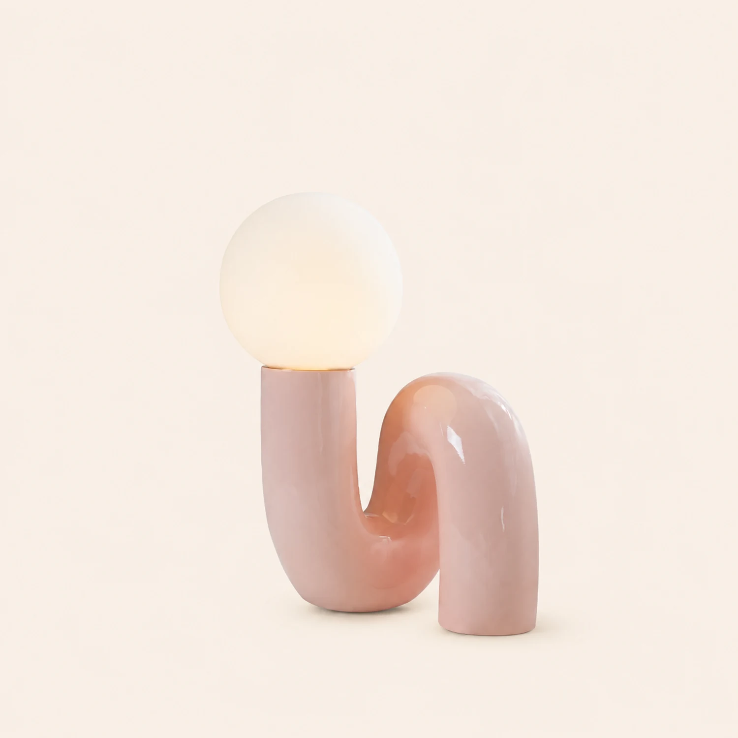 Spiral Glass Table Lamp - Lumpaz