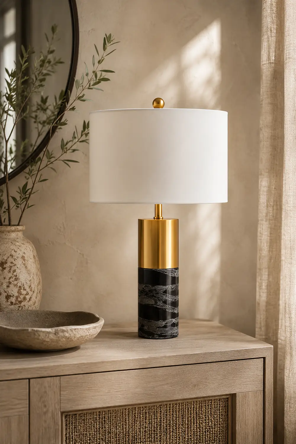 Cairo Marble Table Lamp - Lumpaz