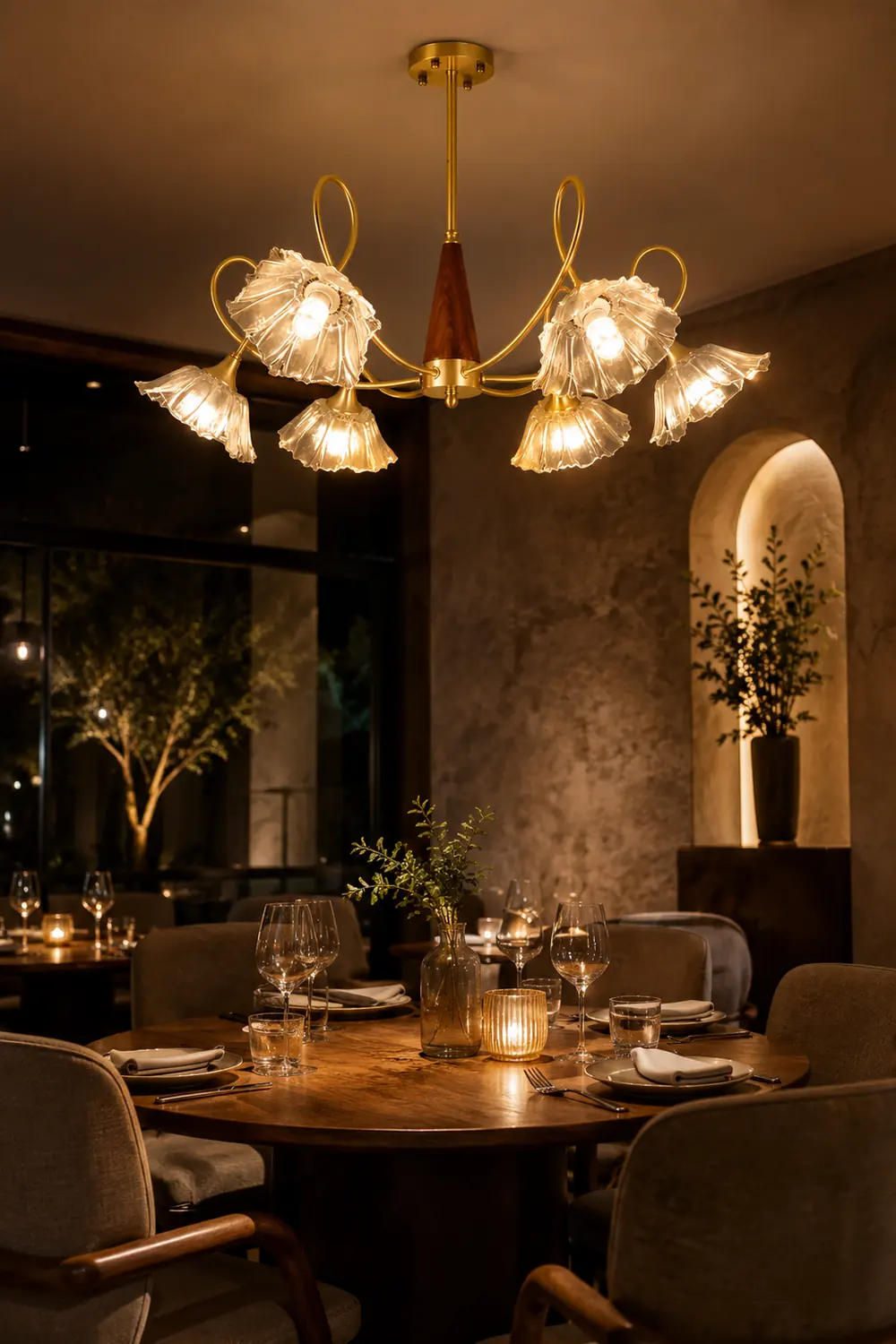 Ercole Glass Chandelier - Lumpaz