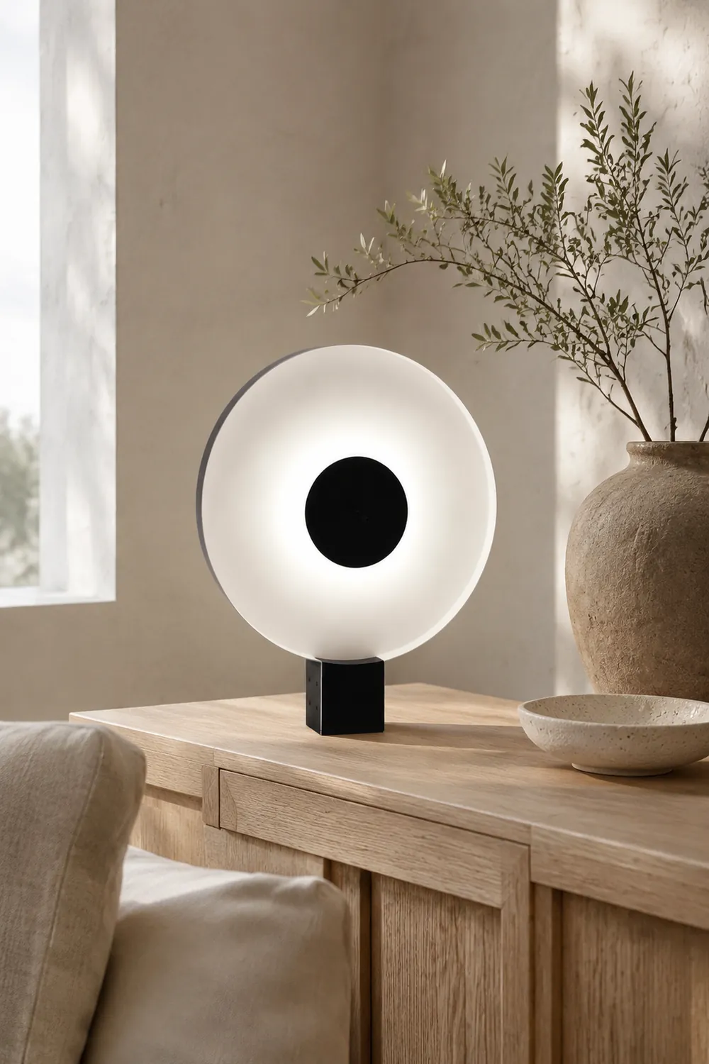 Round Flying Saucer Table Lamp - Lumpaz