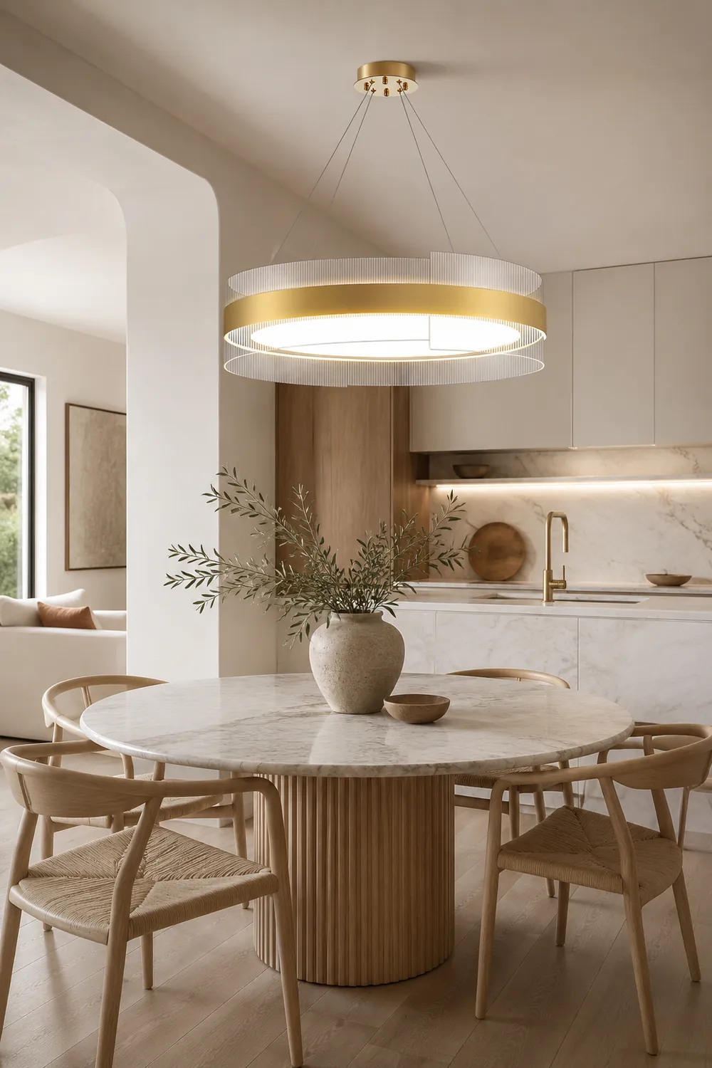 Genevieve Round LED Chandelier - Lumpaz