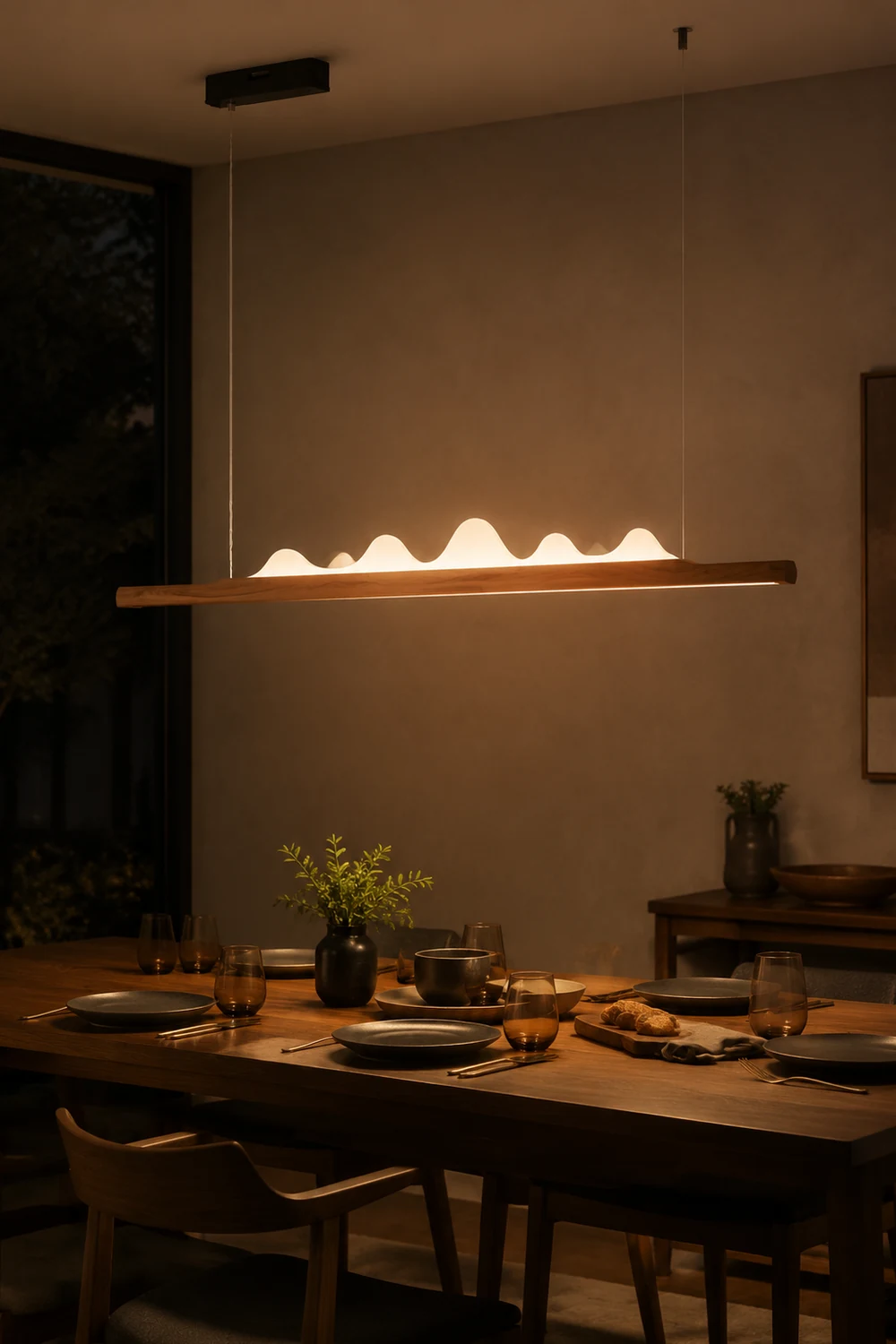 Drift Linear Chandelier - Lumpaz