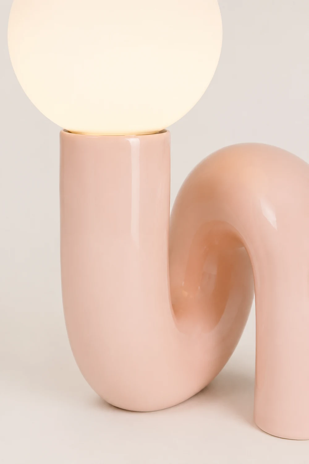 Spiral Glass Table Lamp - Lumpaz