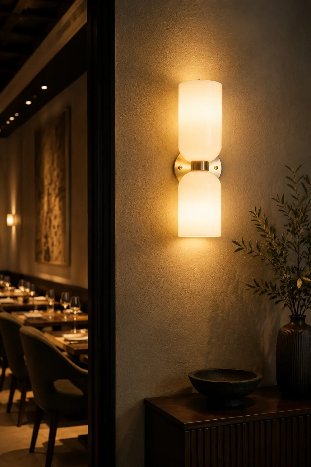 Art Blown Glass Wall Lamp - Lumpaz