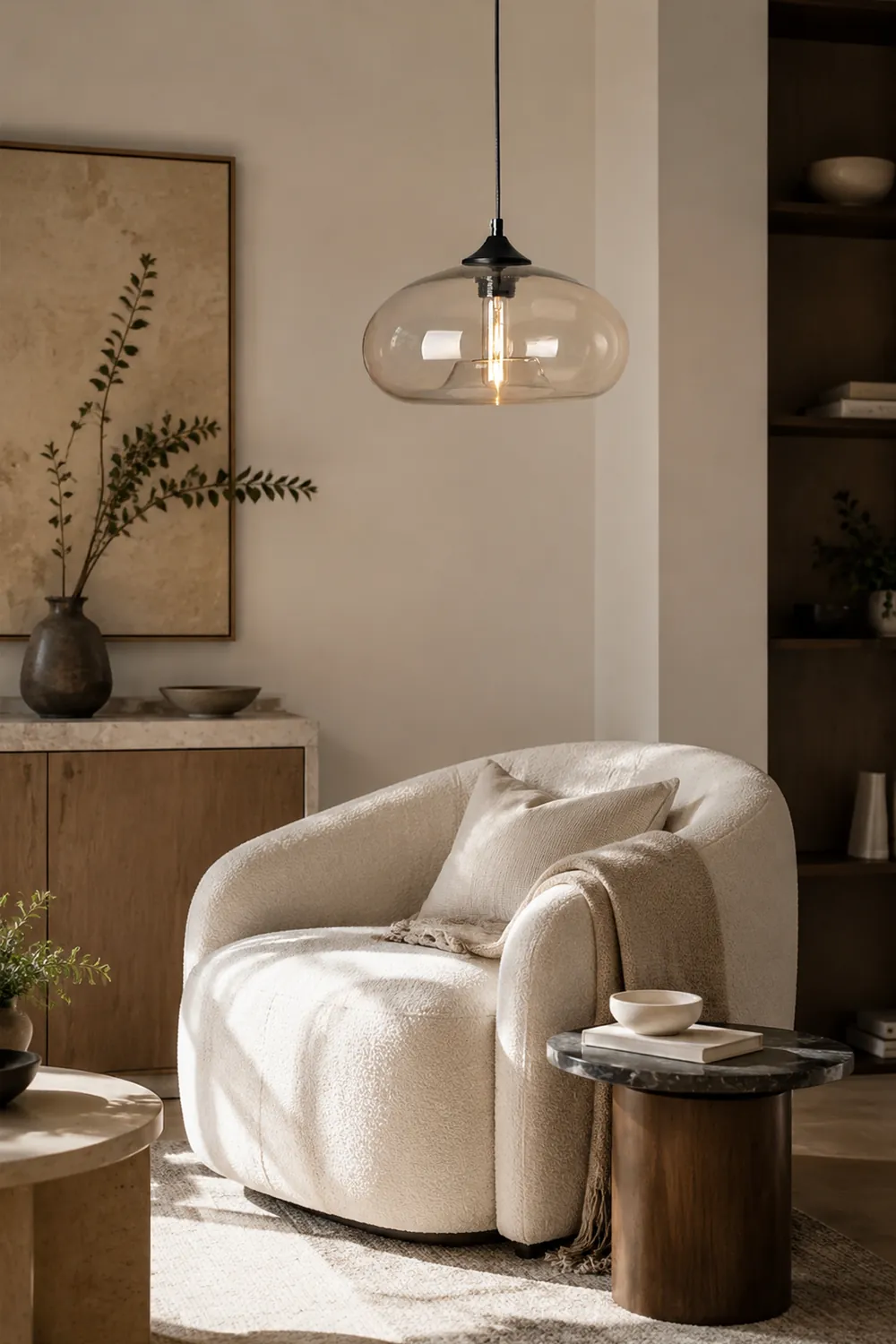 Bella Glass Pendant Lamp - Lumpaz