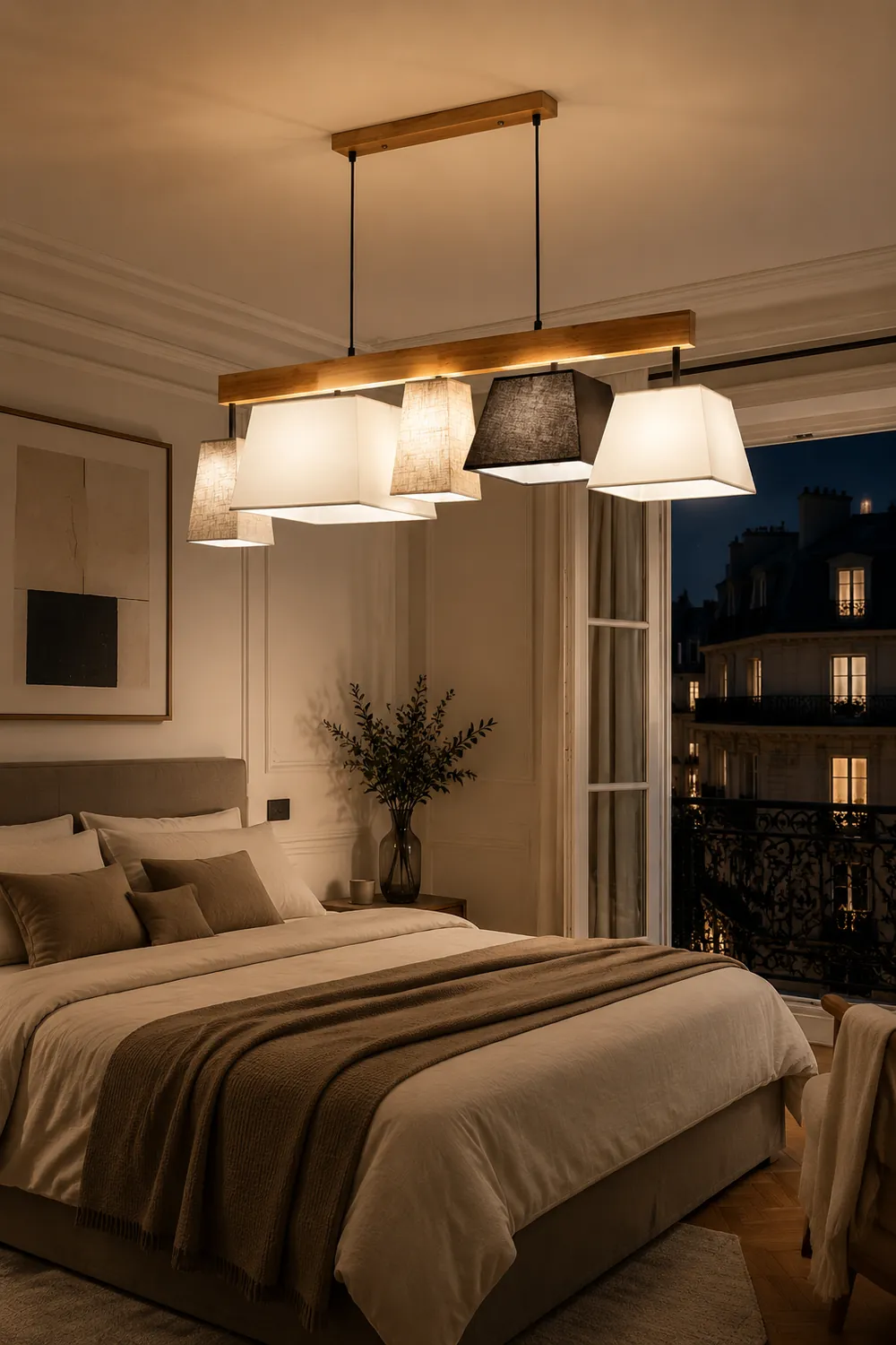 Lindby Wooden Chandelier - Lumpaz