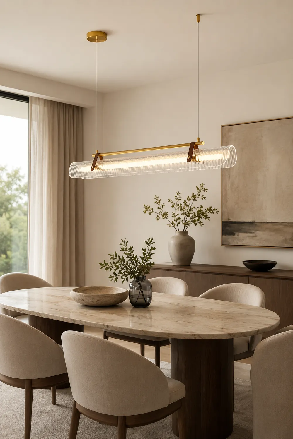Nami Linear Chandelier - Lumpaz