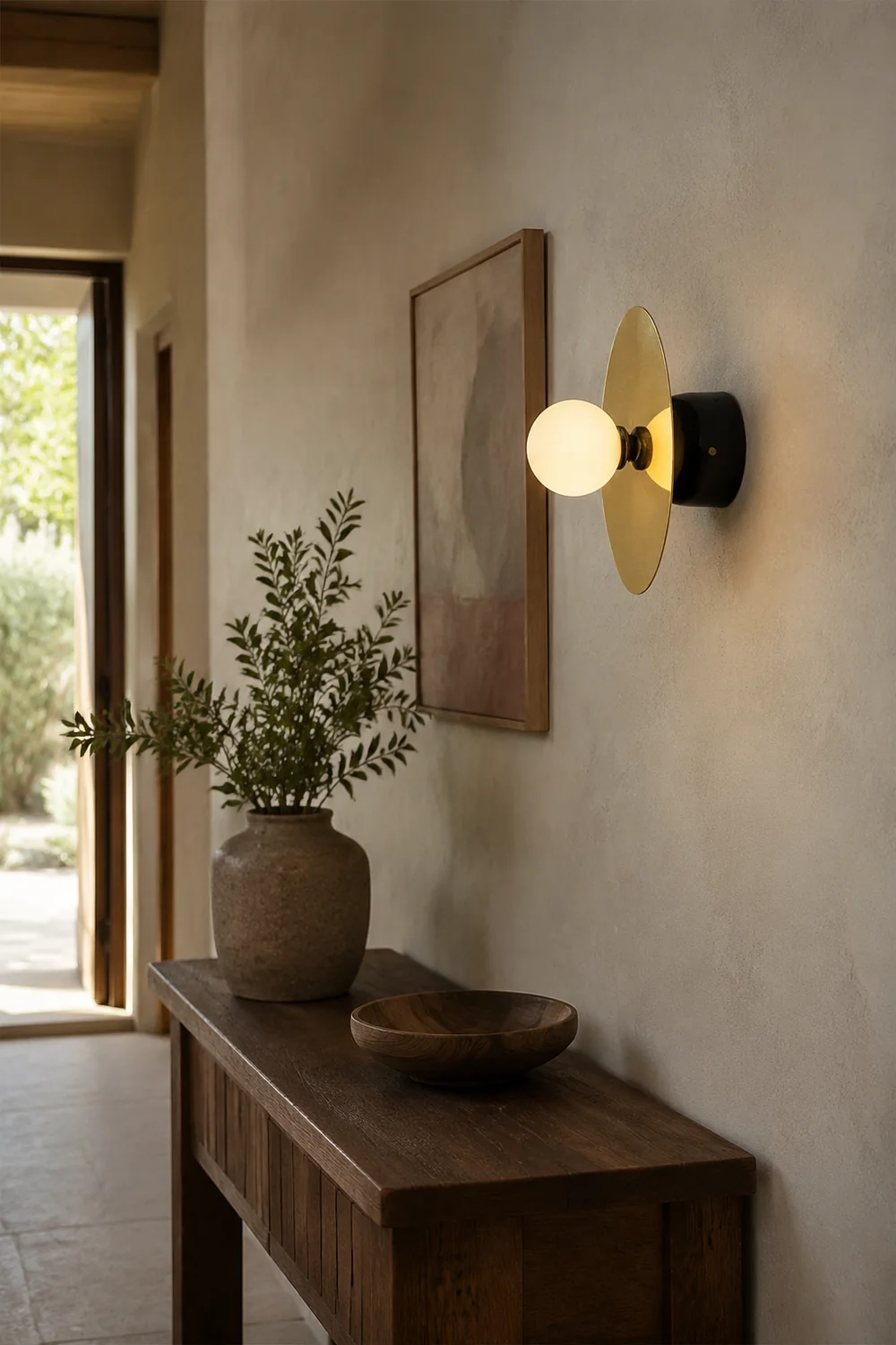Disc And Sphere Wall Lamp - Lumpaz