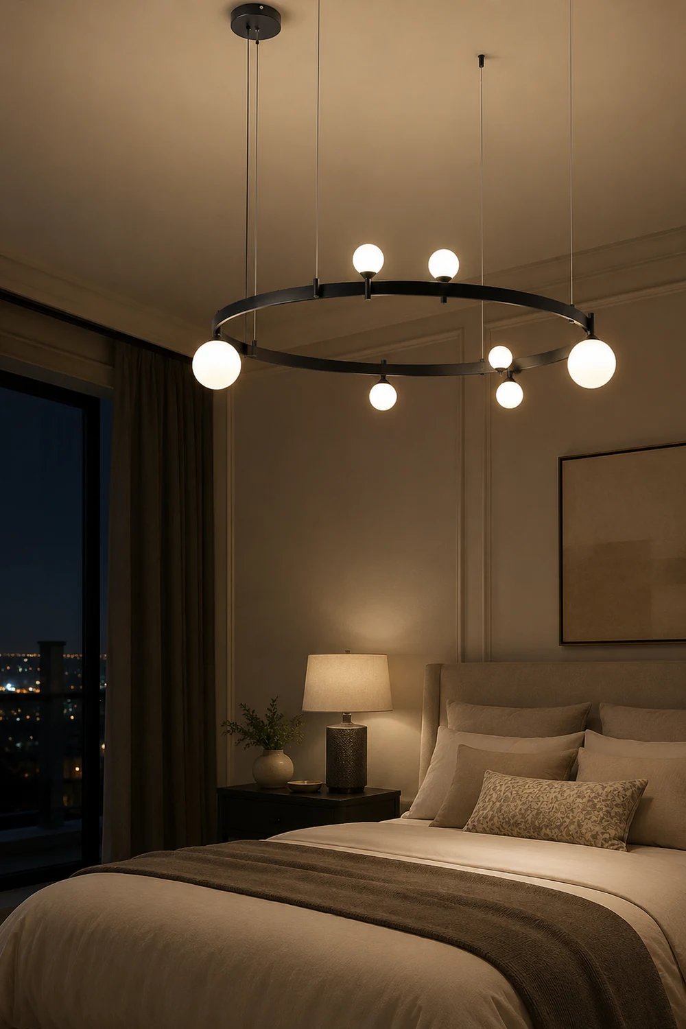 Stant Circular Chandelier - Lumpaz