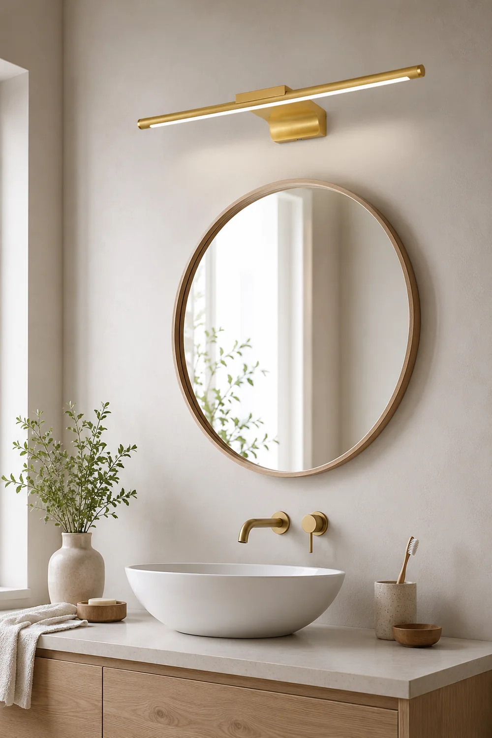 Metallic Streamlined Wall Lamp - Lumpaz