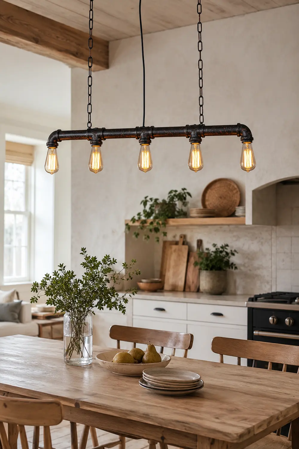 American Vintage Loft Chandelier - Lumpaz
