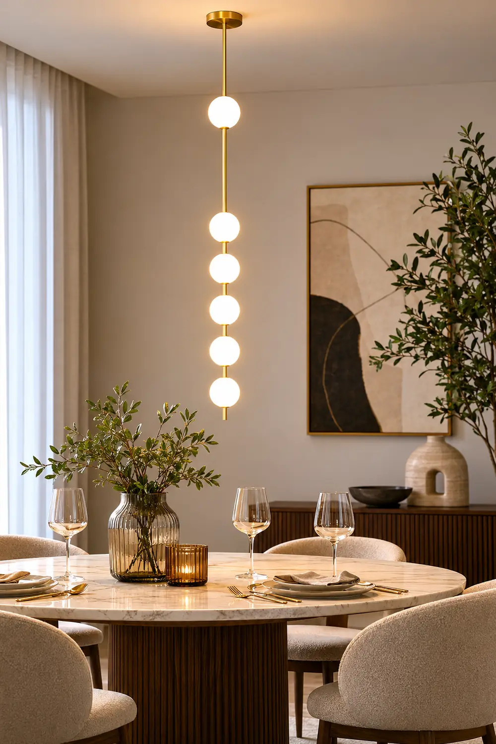 Vertical Balls Pendant Lamp - Lumpaz