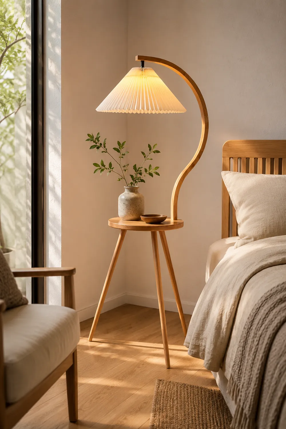 Caprani Tray Floor Lamp - Lumpaz