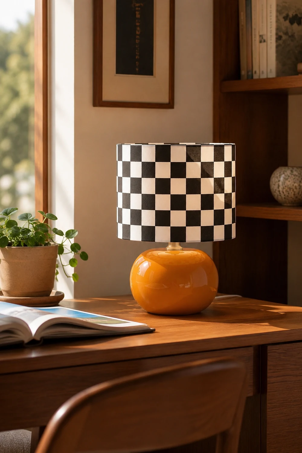 Checkerboard Table Lamp - Lumpaz