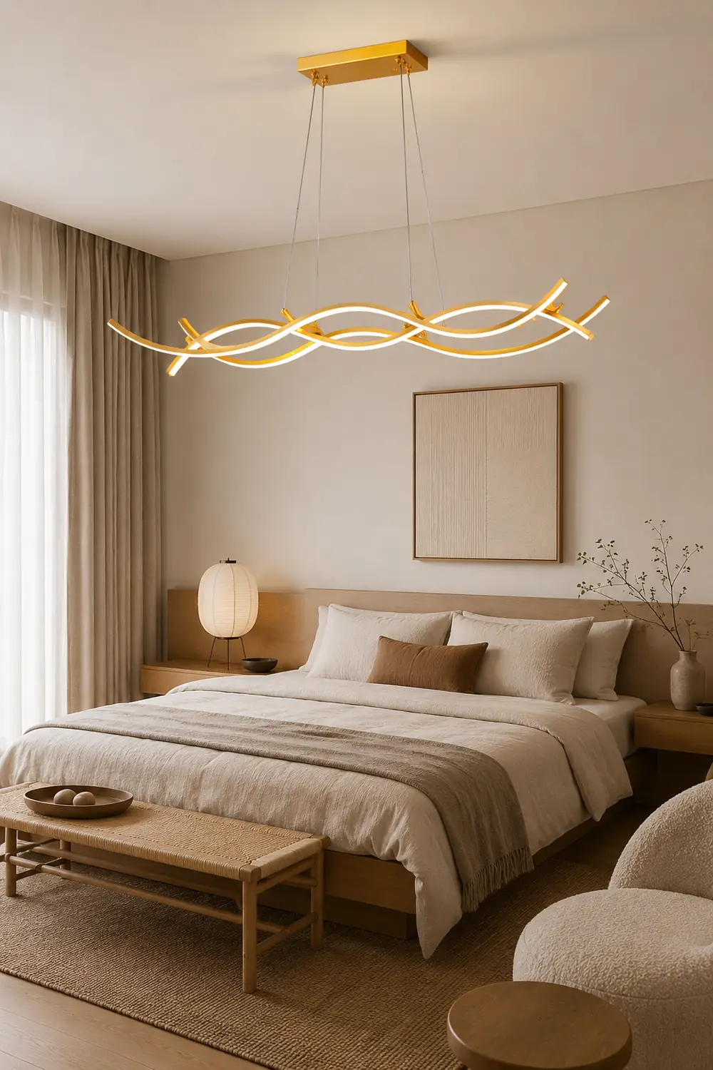 Wave Island Chandelier - Lumpaz