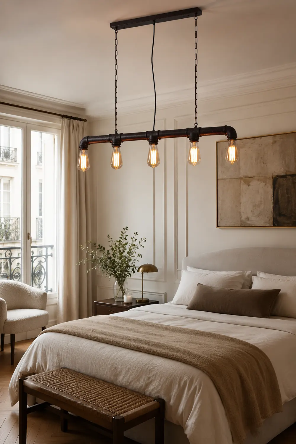 American Vintage Loft Chandelier - Lumpaz