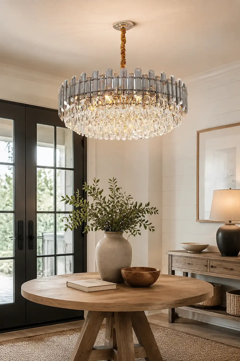 Modern Crystal Tier Chandelier - Lumpaz