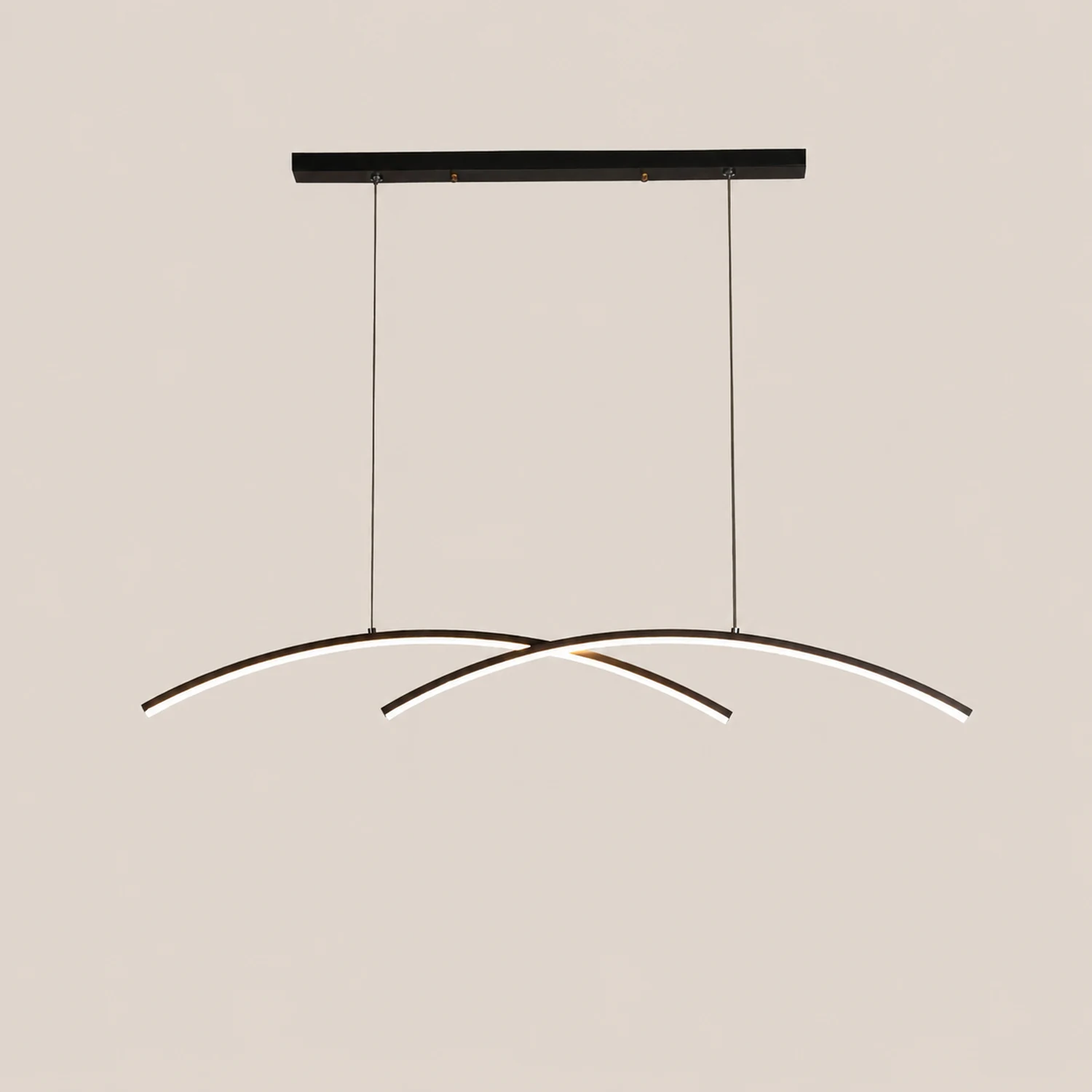 Oscillating Strip Island Chandelier - Lumpaz