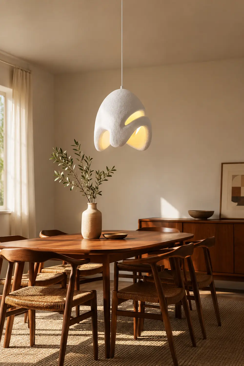Wabi Sabi Resin Pendant Lamp - Lumpaz