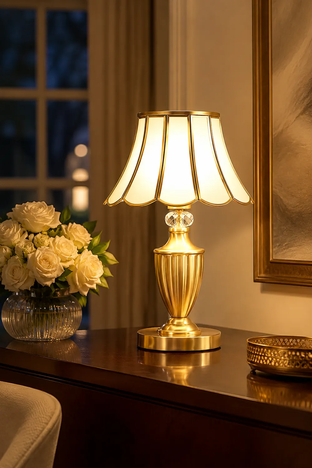 Kristall Brass Table Lamp - Lumpaz