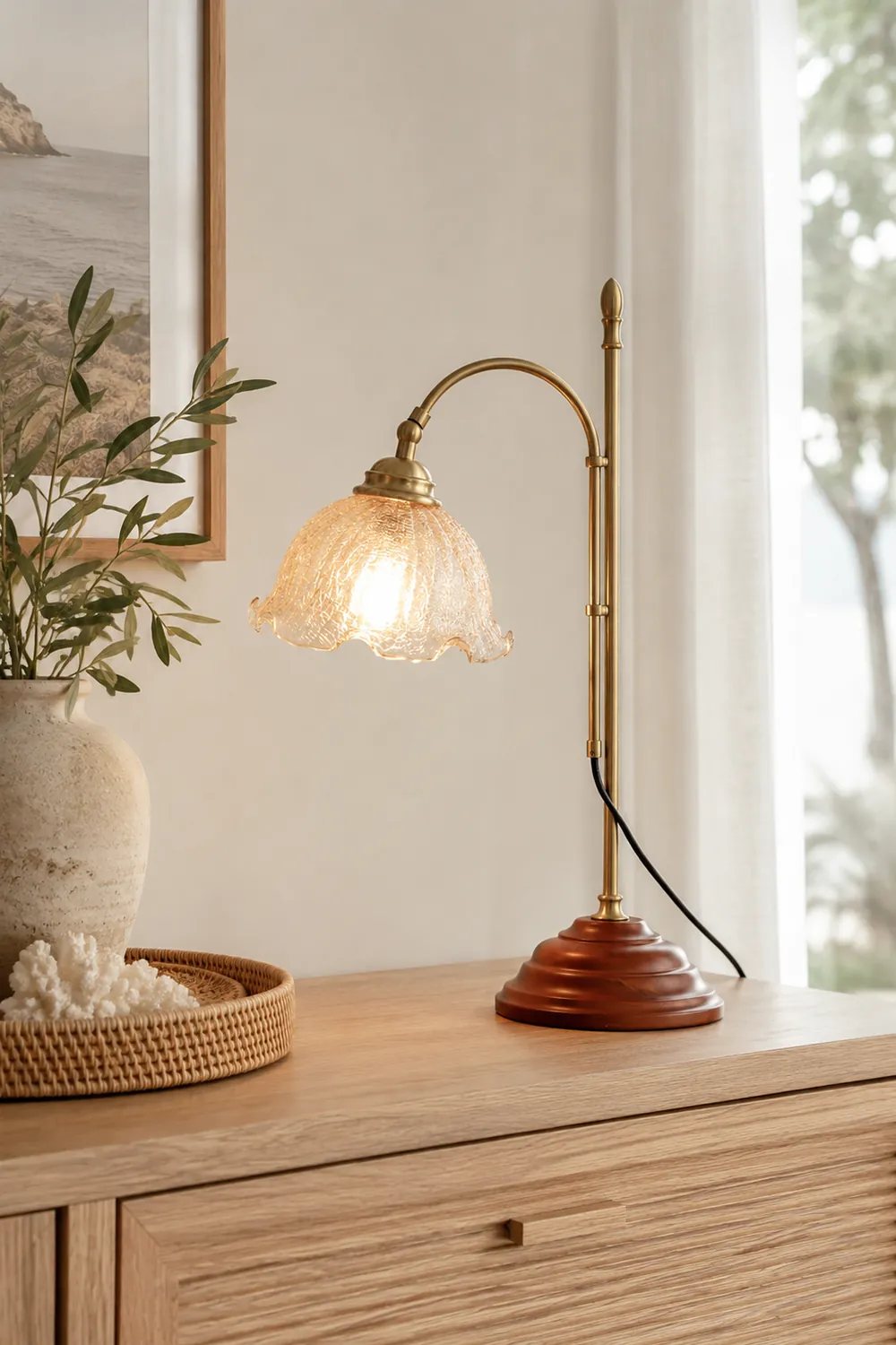 Vintage Textured Table Lamp - Lumpaz