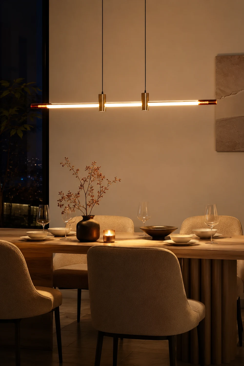 RA Linear Chandelier - Lumpaz