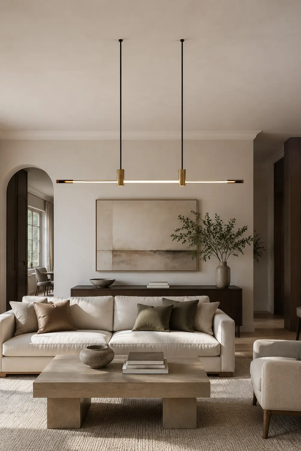 RA Linear Chandelier - Lumpaz